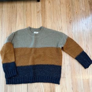 Color block sweater